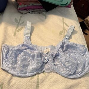 Goddess Light Blue Lace Bra